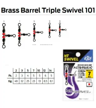 Sasame Ballbearing Swivel with LockSnap 310-C Sasame