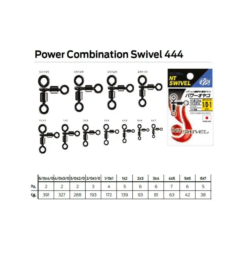 NT POWER COMBINATION 444 NT Swivel
