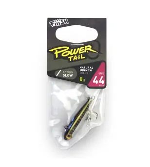 Leurres De Pêche Fiiish Power Tail 30 Mm 6 G - Action X-Fast, Couleur Natural Minnow