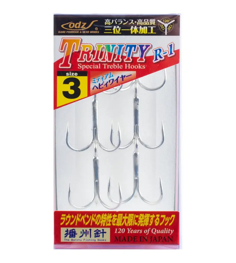 ODZ ZH-33 TRINITY R1 HOOK ODZ Game Fishhook ODZ ZH-33 TRINITY R1 HOOK ODZ Game Fishhook