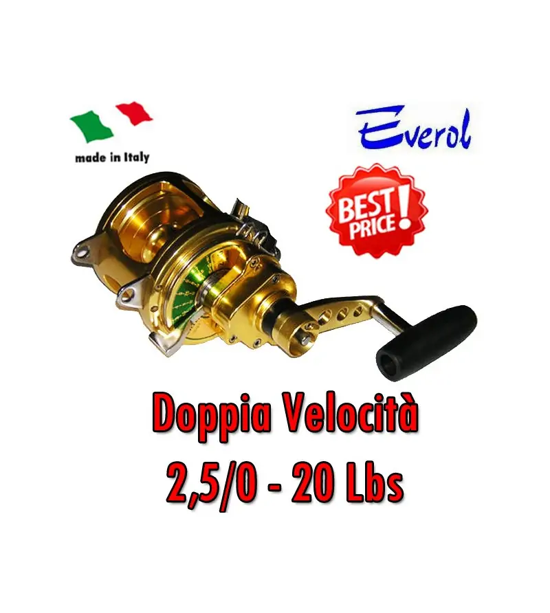 EVEROL TWO SPEED SERIES 2,5/0 - 20 Lbs Everol EVEROL TWO SPEED SERIES 2,5/0 - 20 Lbs Everol