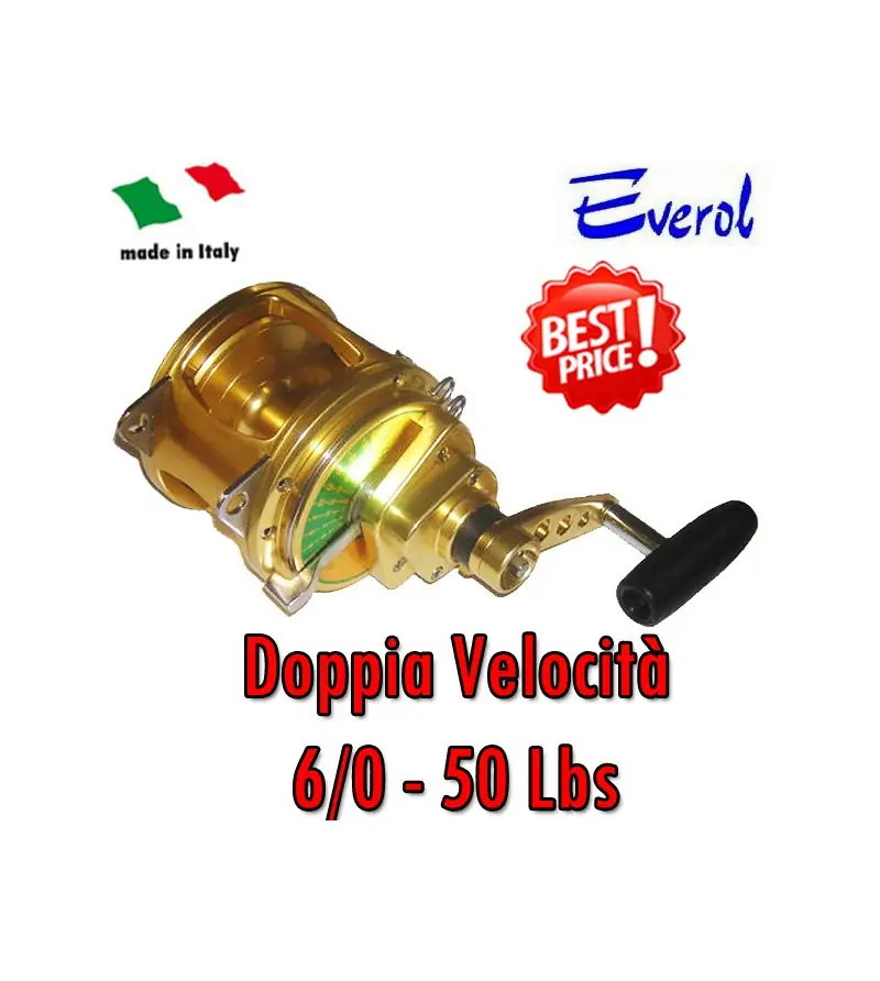 EVEROL TWO SPEED SERIES 6/0 - 50 Lbs Everol