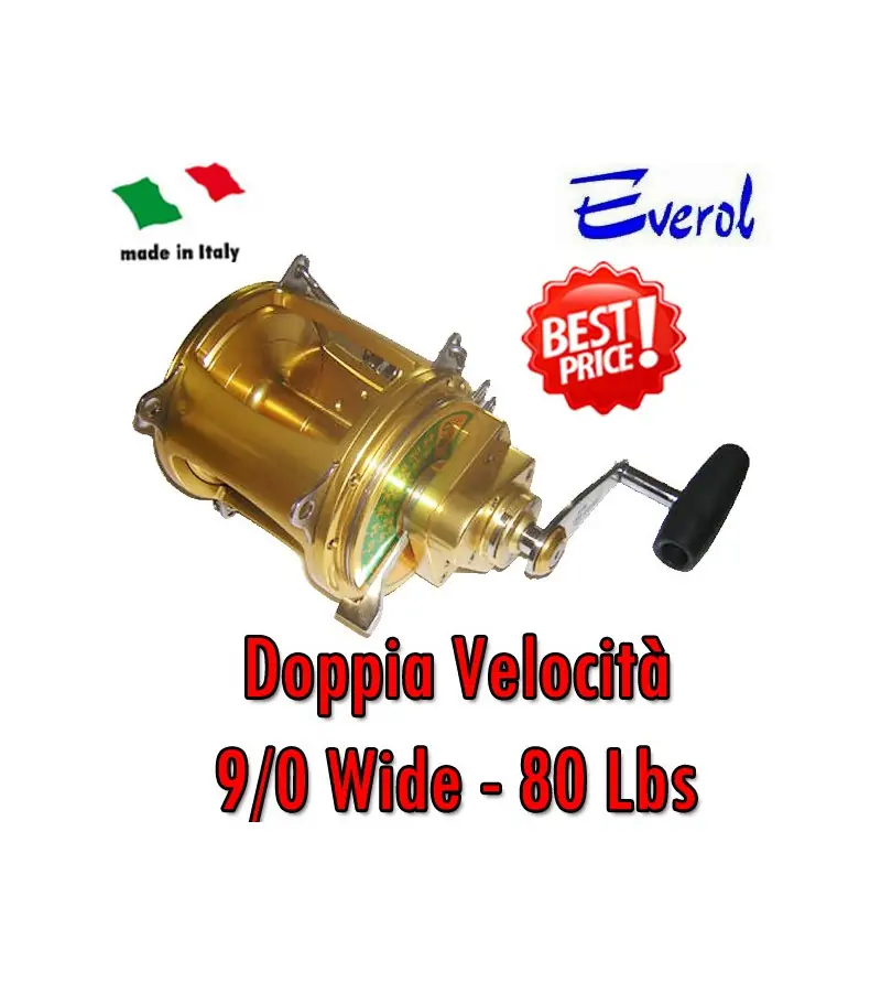 EVEROL DOPPIA VELOCITA' 9/0 - 80 Lbs WIDE Everol EVEROL DOPPIA VELOCITA' 9/0 - 80 Lbs WIDE Everol