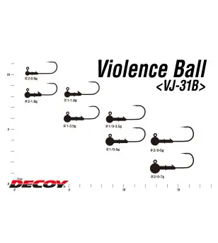 DECOY VJ-31B VIOLENCE JIGHEAD Decoy DECOY VJ-31B VIOLENCE JIGHEAD Decoy