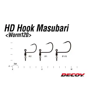 DECOY WORM 120 HD HOOK MASUBARI Decoy DECOY WORM 120 HD HOOK MASUBARI Decoy