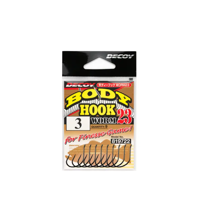 DECOY WORM 23 BODY HOOK Decoy DECOY WORM 23 BODY HOOK Decoy