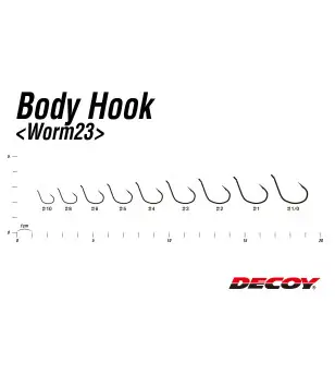 DECOY WORM 23 BODY HOOK Decoy DECOY WORM 23 BODY HOOK Decoy