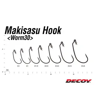 DECOY WORM 30 MAKISASU HOOK Decoy DECOY WORM 30 MAKISASU HOOK Decoy