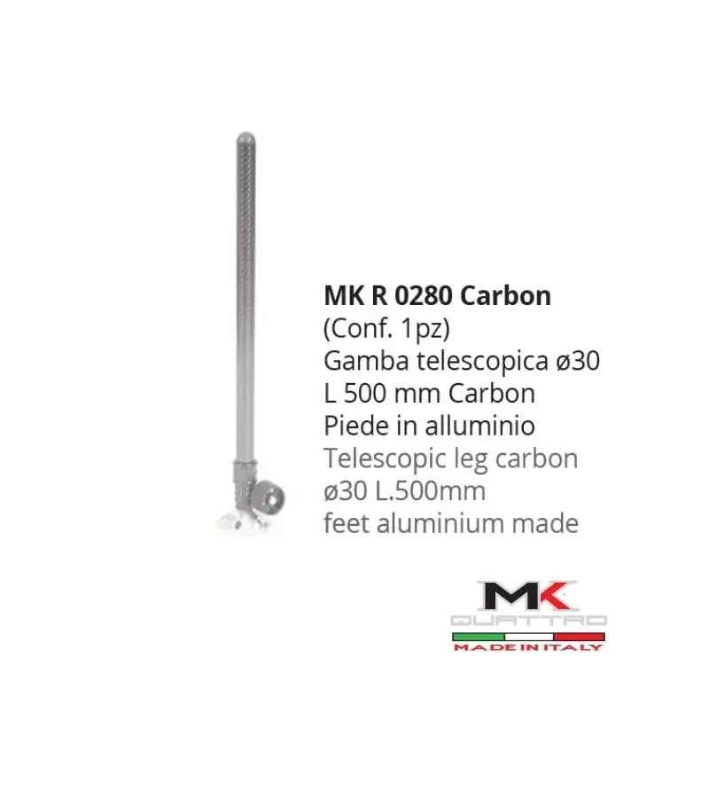 MK4 GAMBA TELESCOPICA CARBONIO Ø 30 MK Quattro