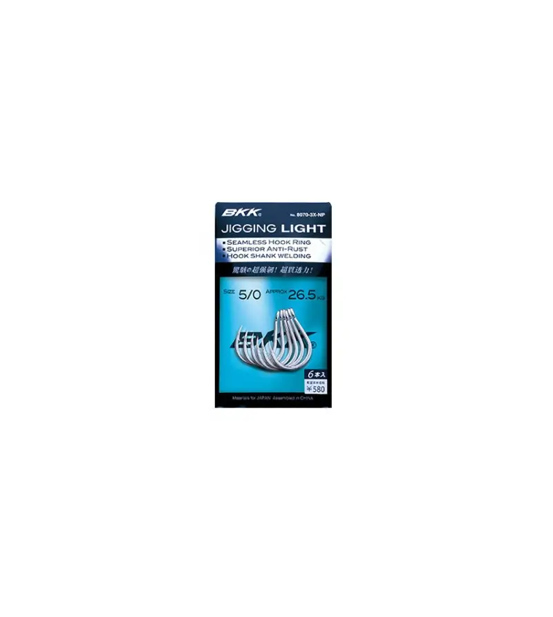 BKK JIGGING HOOK LIGHT 8070-NP BKK JIGGING HOOK LIGHT 8070-NP