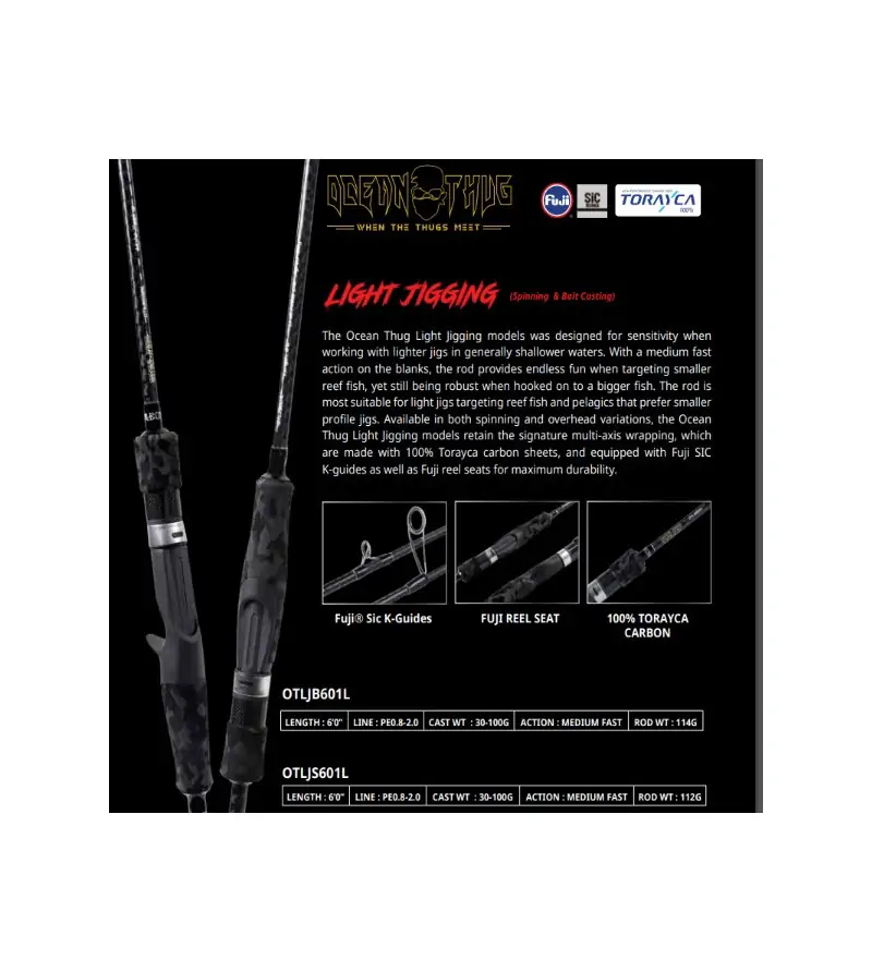 BONE OceanThug Light Jigging BONE