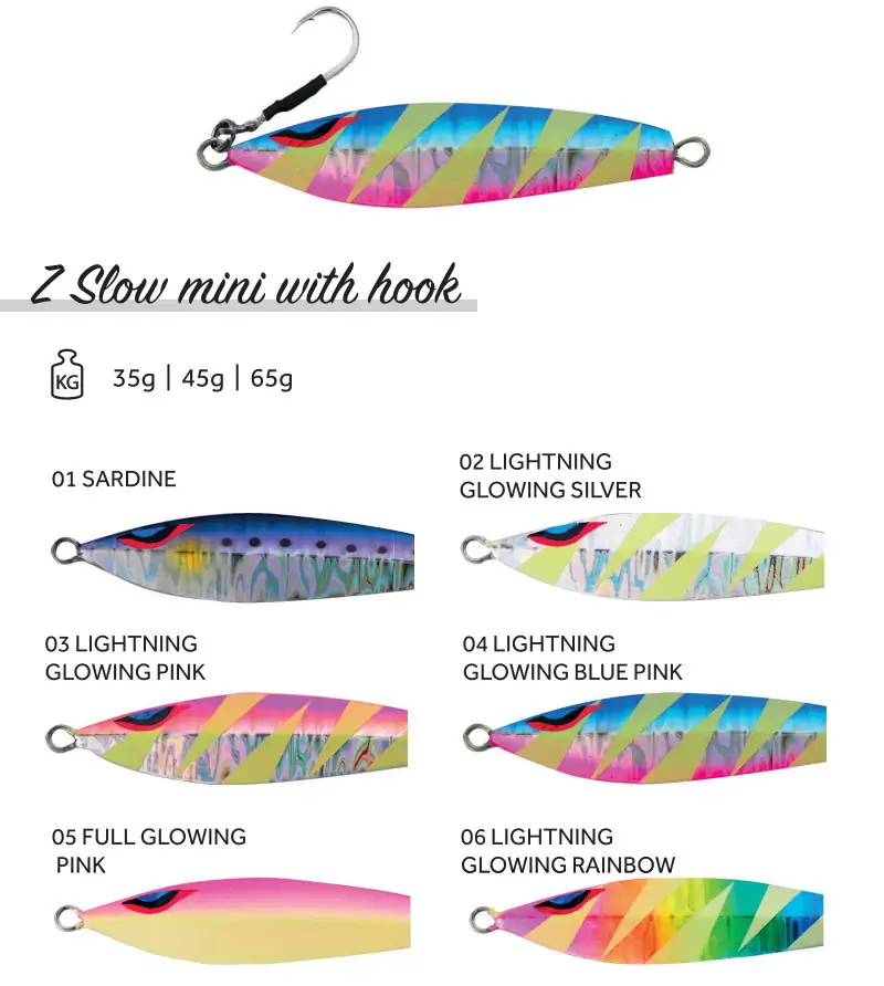 SEA FALCON Z SLOW MINI W/HOOK Sea Falcon SEA FALCON Z SLOW MINI W/HOOK Sea Falcon