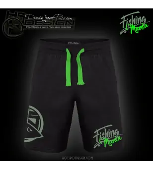 Sweatshort Fishing Mania green HS Design