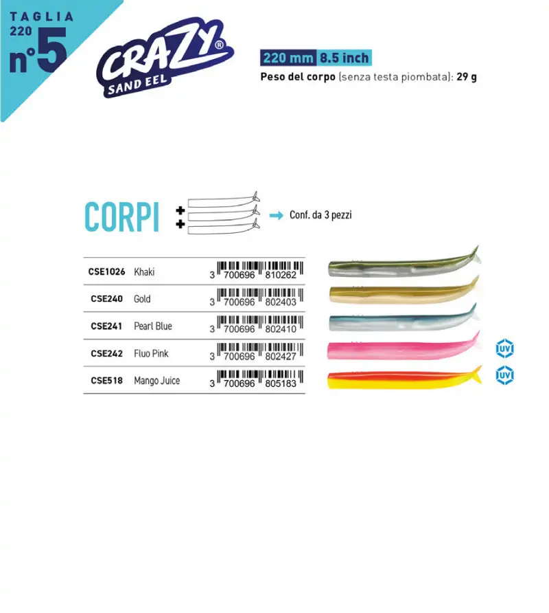 Fiiish Crazy Sand Eel 220 | Pescare.it Fiiish Crazy Sand Eel 220 | Pescare.it