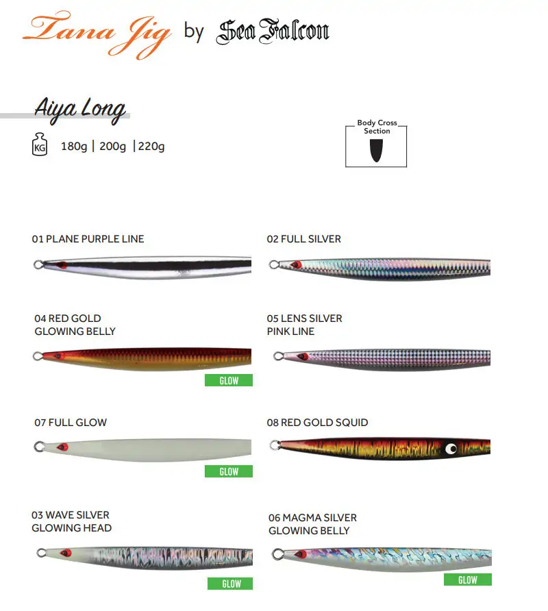 SEA FALCON TANA JIG AIJA LONG Sea Falcon SEA FALCON TANA JIG AIJA LONG Sea Falcon