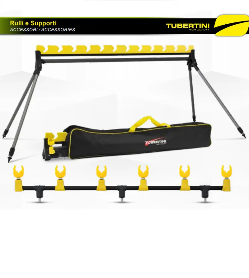 Tubertini Appoggiacanne Feeder/Match 6 Posti Tubertini Tubertini Appoggiacanne Feeder/Match 6 Posti Tubertini