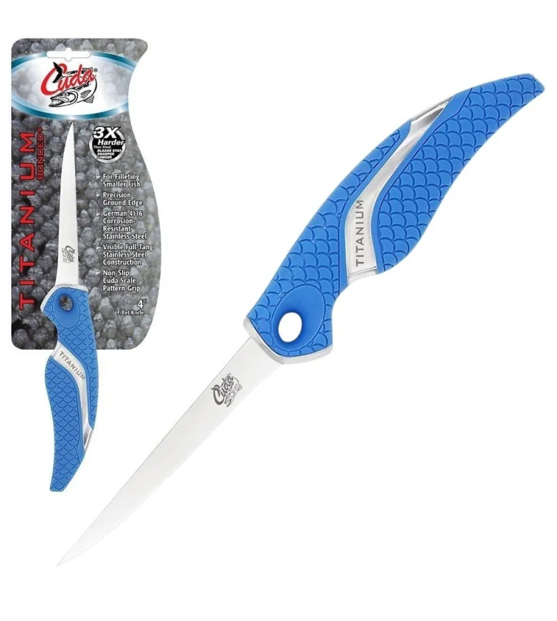 CUDA FLEX FILLET KNIFE TITANIUM 4 Cuda CUDA FLEX FILLET KNIFE TITANIUM 4 Cuda