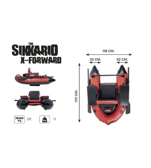 HART belly boat SIKKARIO X-FORWARD Hart