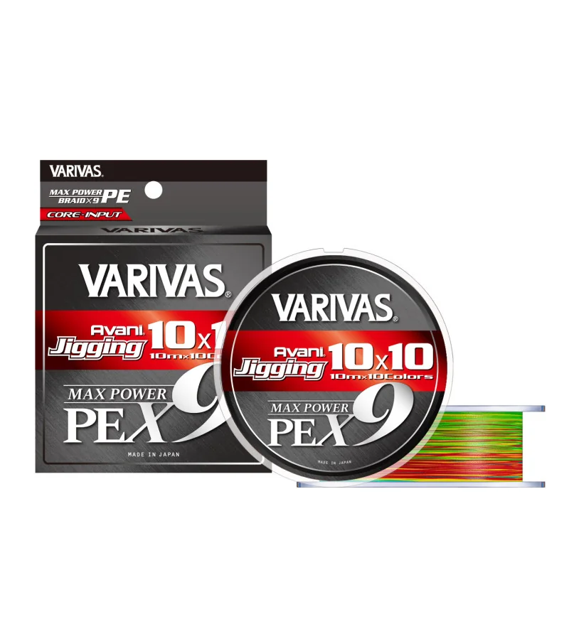 VARIVAS AVANI JIGGING 10×10 MAX POWER PE X9 Varivas VARIVAS AVANI JIGGING 10×10 MAX POWER PE X9 Varivas