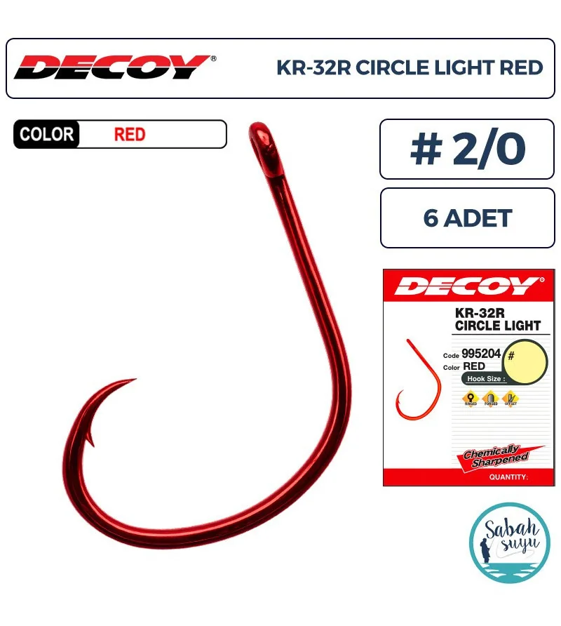 DECOY KR-32R CIRCLE LIGHT RED NICKELED Decoy DECOY KR-32R CIRCLE LIGHT RED NICKELED Decoy