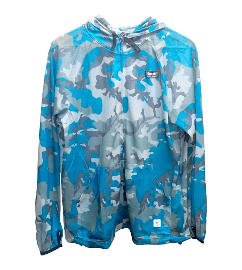 SUNLINE INSECT SHIELD JACKET BLUE CAMO Sunline SUNLINE INSECT SHIELD JACKET BLUE CAMO Sunline
