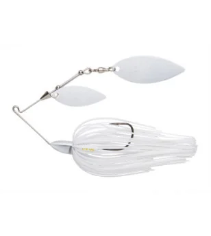 KEITECH BABY TEE-BONE SPINNERBAIT DW COL. 10 SUPER WHITE
