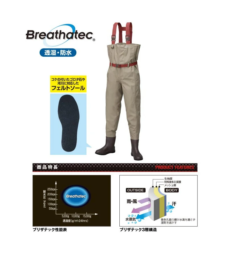 PROX WADER BREATHATEC PX5545 Prox