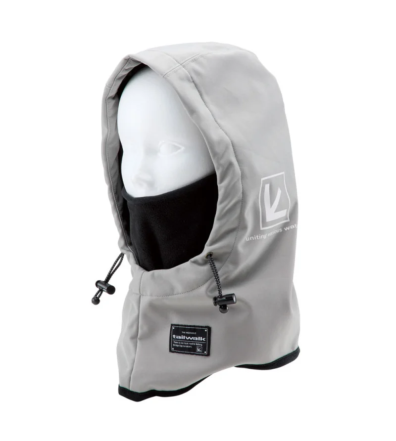 TAILWALK WATERPROOF HOODED NECK WARMER GRAY TAILWALK WATERPROOF HOODED NECK WARMER GRAY