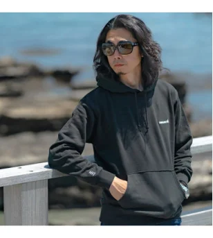 YAMASHITA ORIGINAL HOODIE BLACK