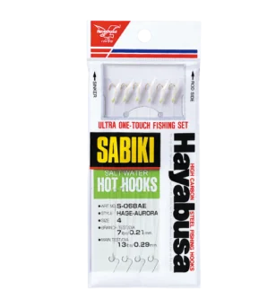 HAYABUSA SABIKI SEAGUAR HAGE-AURORA R DOT 6HOOKS EX031 Hayabusa