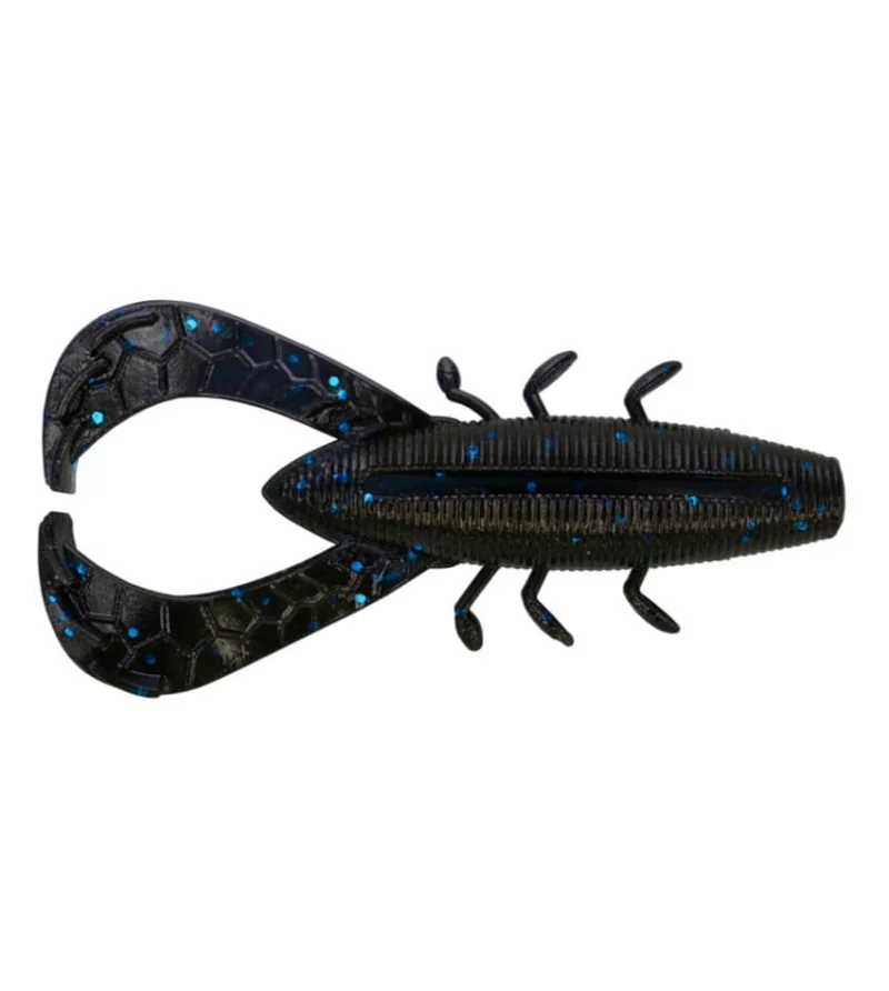 Yamamoto Nuki Bug - 3.5" / 021 - BLACK W LARGEBLUE FLAKE Yamamoto Nuki Bug - 3.5" / 021 - BLACK W LARGEBLUE FLAKE