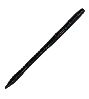 Yamamoto Sensei Worm - 6.5" / 021 - BLACK, LARGEBLUE FLAKE Yamamoto Sensei Worm - 6.5" / 021 - BLACK, LARGEBLUE FLAKE
