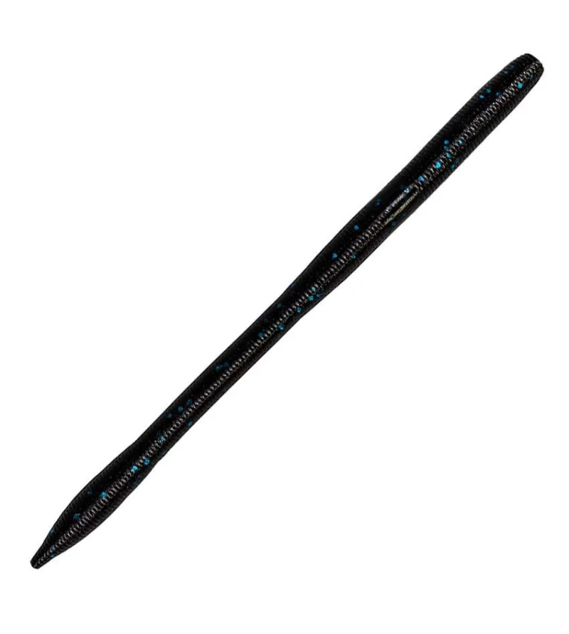 Yamamoto Sensei Worm - 6.5" / 021 - BLACK, LARGEBLUE FLAKE Yamamoto Sensei Worm - 6.5" / 021 - BLACK, LARGEBLUE FLAKE