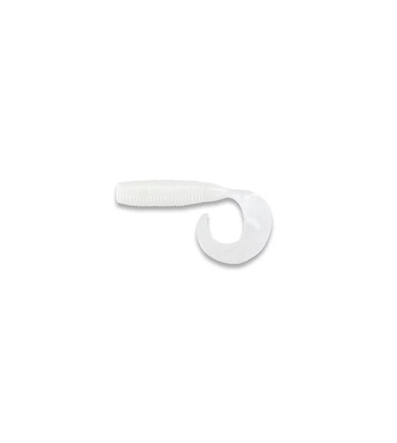 Yamamoto Single Tail Grub - 4" / 036 - CREAM WHITE