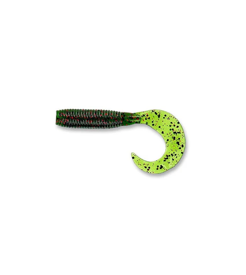 Yamamoto Super Grub - 5" / 208 - WATERMELON, BLACK, RED FLAKE