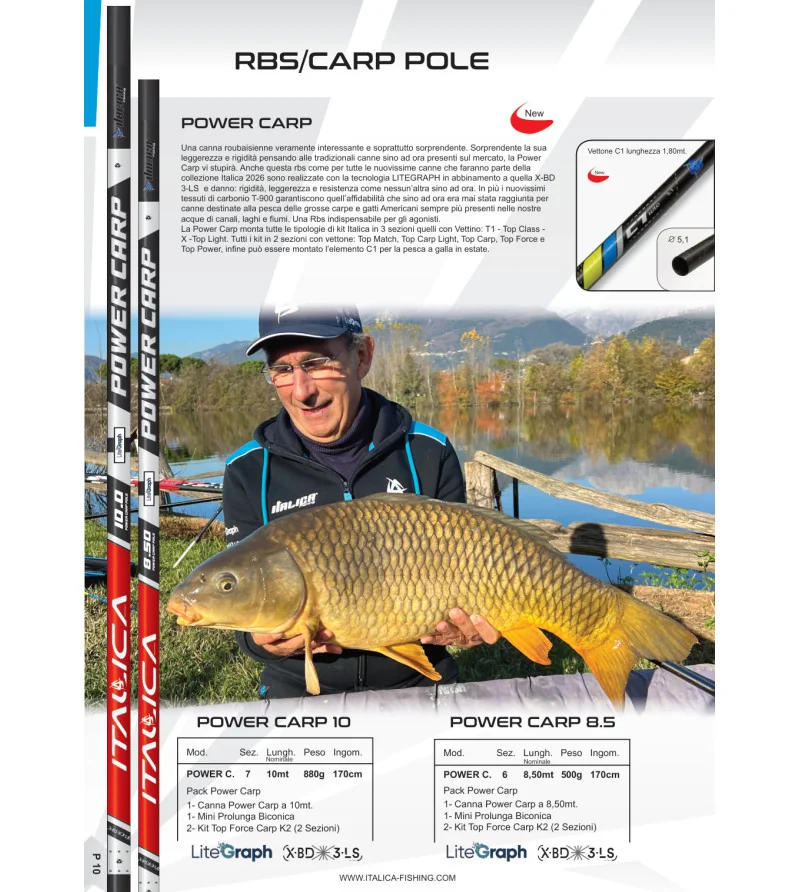 ITALICA POWER CARP POLE ITALICA POWER CARP POLE