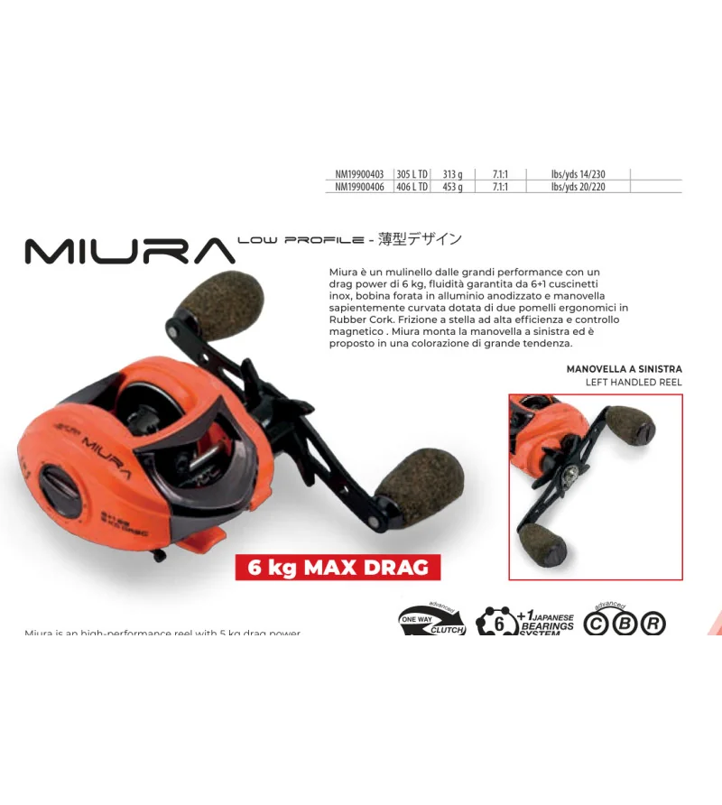 NOMURA Miura - Mulinello Baitcasting NOMURA Miura - Mulinello Baitcasting