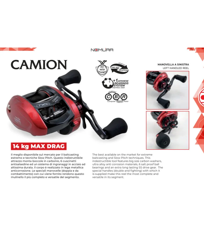 NOMURA Camion - Mulinello Baitcasting